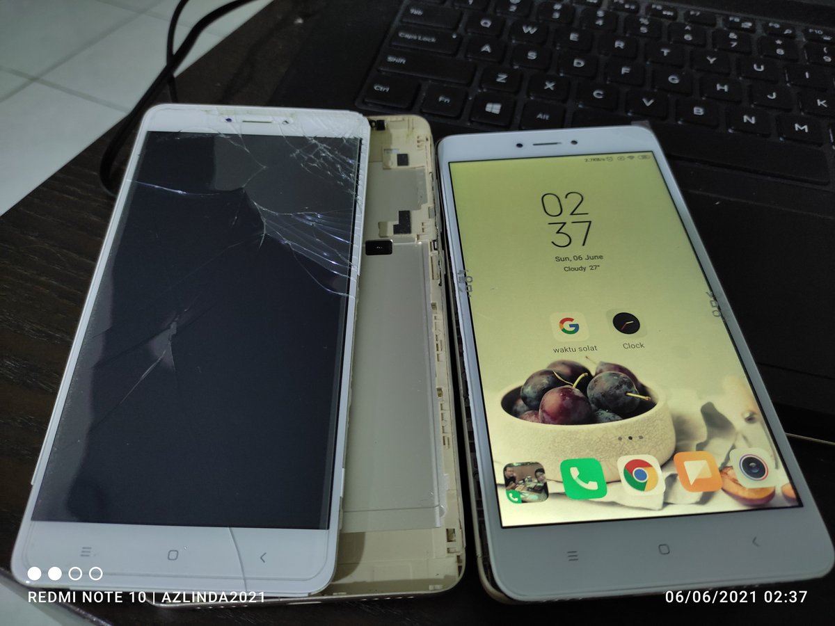 azq_azlinda's tweet image. Gigih malam tadi repair henfon lama. Skrin retak, casing pecah, bateri kong.

Sedar tak sedar dekat pkl 3 pagi gak la baru siap dan test semua.

Simpan sini for my future reference.

#RedmiNote4x #2017 #refurbish