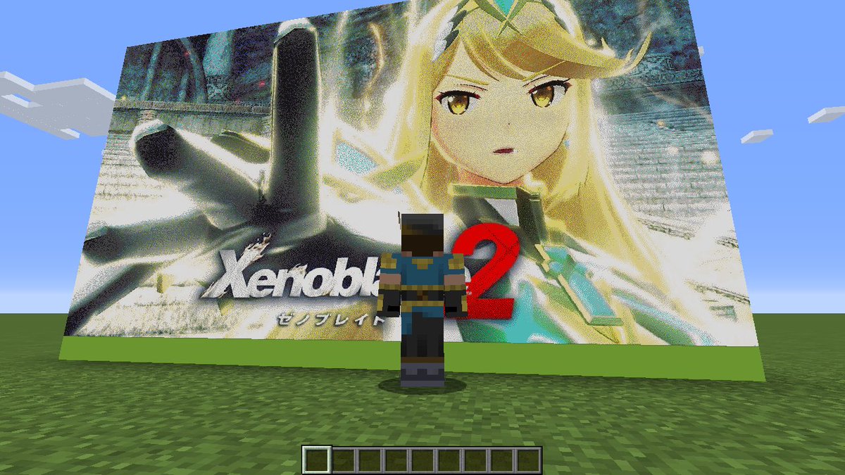 鮒 マイクラで画像を地上絵化する方法はいくつかあって ツールやmodを駆使すれば比較的短い時間で作ることも可能です 今回の場合は自動変換では自分好みの色合いにならなかったので ポチポチとブロックを置いて調整しながら作ってみました 折角調べた