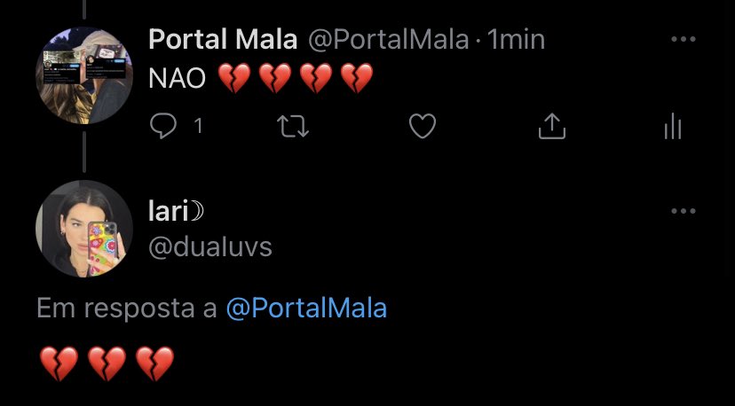 PortalMala's tweet photo. parece que lari anda sofrendo bastante…. 💔

mandem energia positiva para ela pessoal !!! https://t.co/o6cXjnXJx8