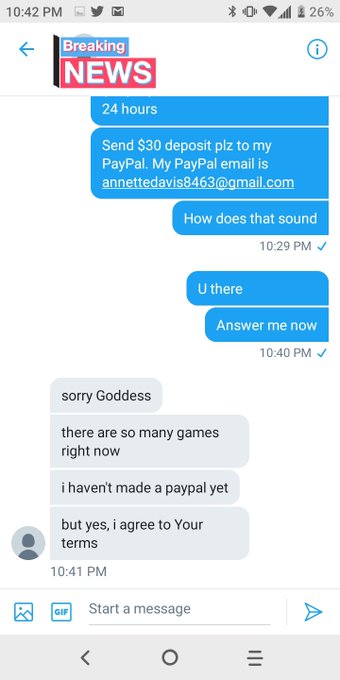 Rt game in effect help me drain this sub for every penny he has  $4/$4/$4 unlimited comments for 24 hours<a href="/tag/newprofilepic"class="tags"><span>#newprofilepic</span></a>