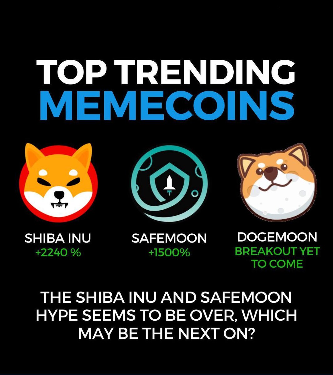A lot of meme coins went to the moon last month with over 1000% raw returns
⁠
Can you guess which one will take off next? 😉⁠
⁠
Check out dogemoon.me to read more about this token's potential! ⁠
