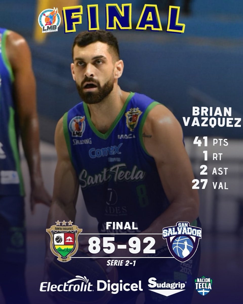 No es el resultado que esperábamos pero mañana volvemos a la guerra

#VamosTecla💙💛💚💪🏼