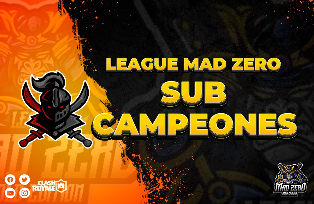#ClashRoyale | ¡Subcampeones! 🏆

Felicitaciones a @RL_LatamCR que lograron quedarse con el segundo lugar 🎊🥈🎊

Demostrando un gran nivel y capacidad durante toda la competencia. 

 ¡Éxitos y esperamos verlos en la siguiente edición!

#LeagueMadZero #GoldEdition 💙💛