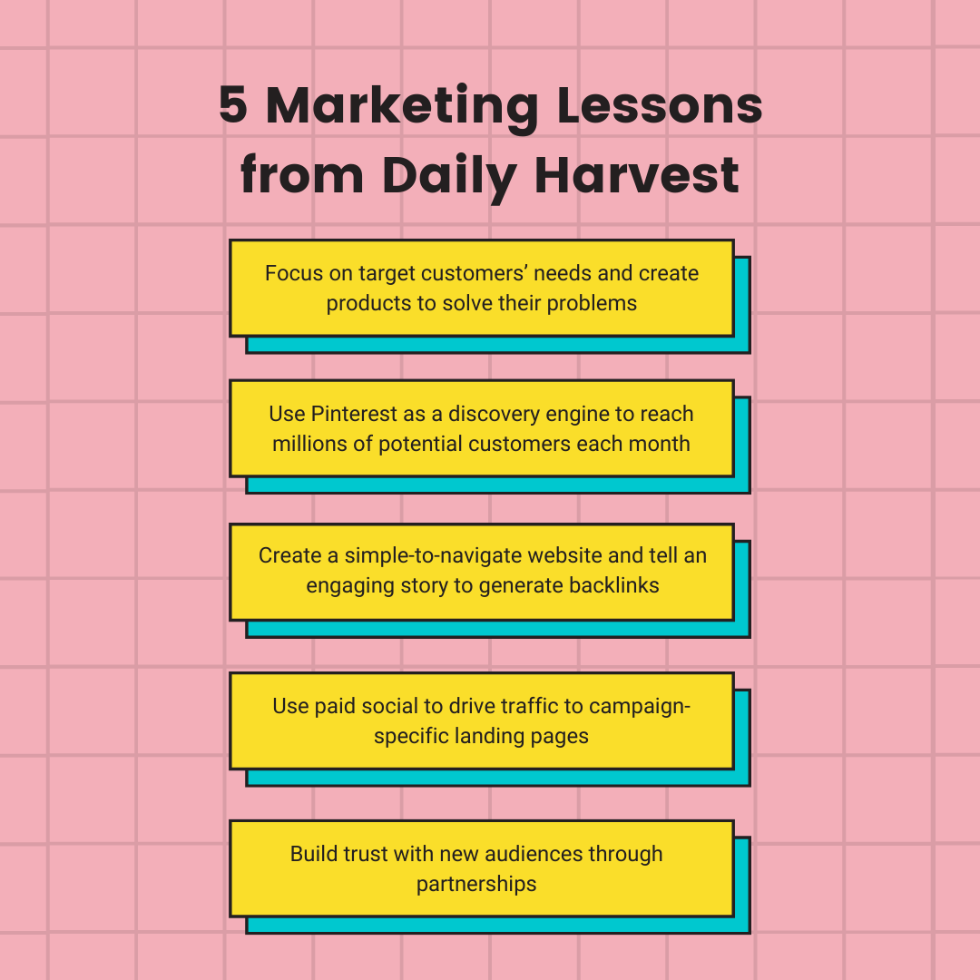 buffer's tweet photo. Let's reach for the stars, or better yet, let's reach for @dailyharvest's incredible growth. 💫 We took a look at some of the marketing strategies that have aided Daily Harvest’s incredible growth and we're sharing them in our blog: https://t.co/dDgGtM3L86 https://t.co/mnebD6uUVT