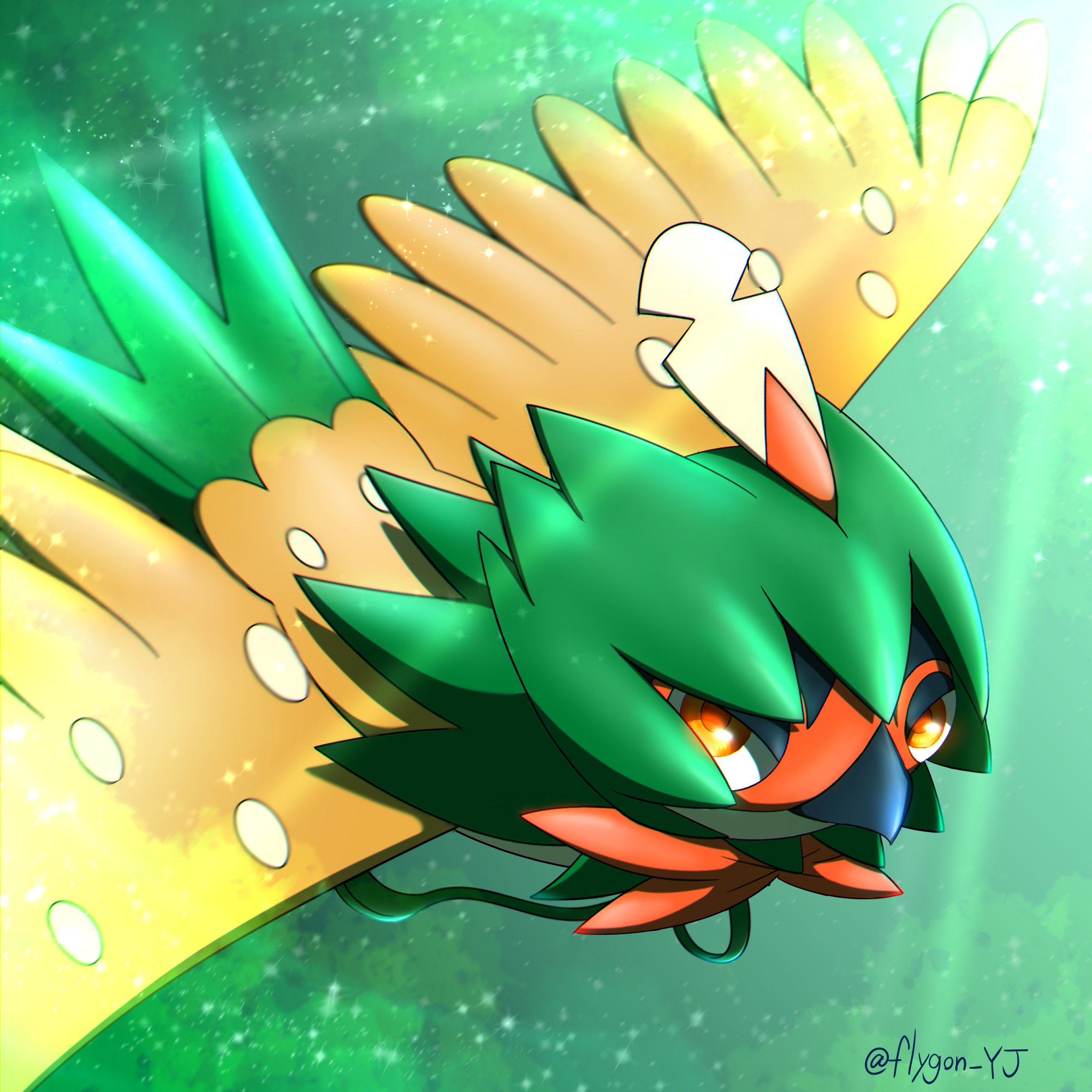 ゆじゅ 低浮上 ブレイブバード ポケモン イラスト ジュナイパー Decidueye T Co igusawfa Twitter