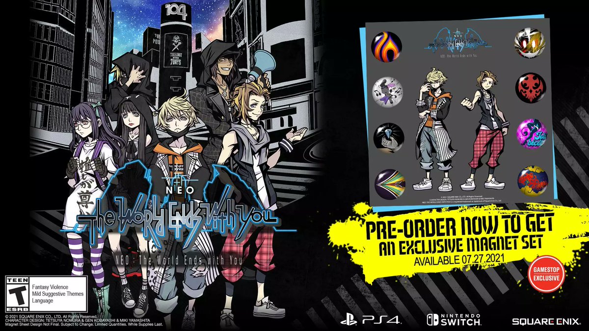 Wario64 Neo The World Ends With You Ps4 Switch Preorder Includes Exclusives Magnet Set At Gamestop T Co A3qeaamheh Ad T Co 9a1enfizve Wario64 Neo The World Ends With You Ps4 Switch Preorder Includes Exclusives Magnet Set At Gamestop T Co A3qeaamheh Ad T Co 9a1enfizve