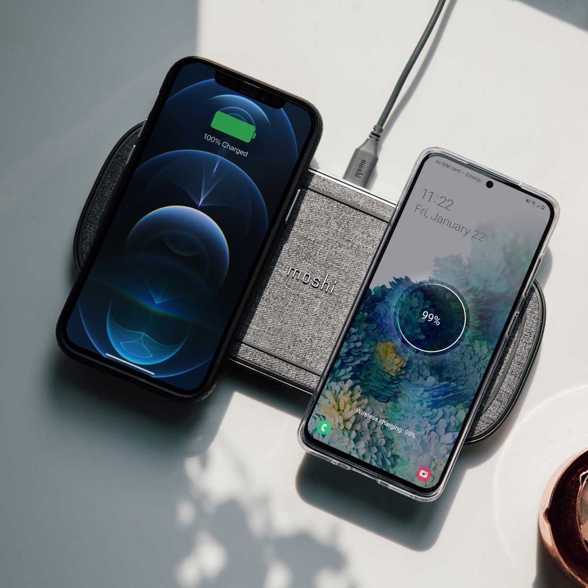 Sette Q | "Families who rock a variety of devices will likely find this to be a jack of all trades accessory for the nightstand or family room" - 9to5Toys

Shop now: ow.ly/IOEg50EVrWM

#Moshi #SetteQ #wirelesscharger #designaccessories #techgadgets #fastcharge #inspiration