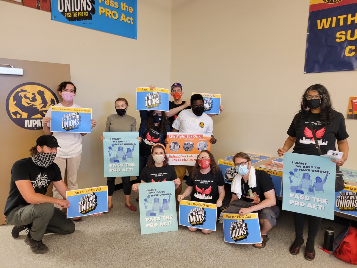 PhxDSA's tweet image. Thank you @36_dc for having us at today&apos;s PRO Act Town Hall! The solidarity on display was inspiring and the tacos were 🔥