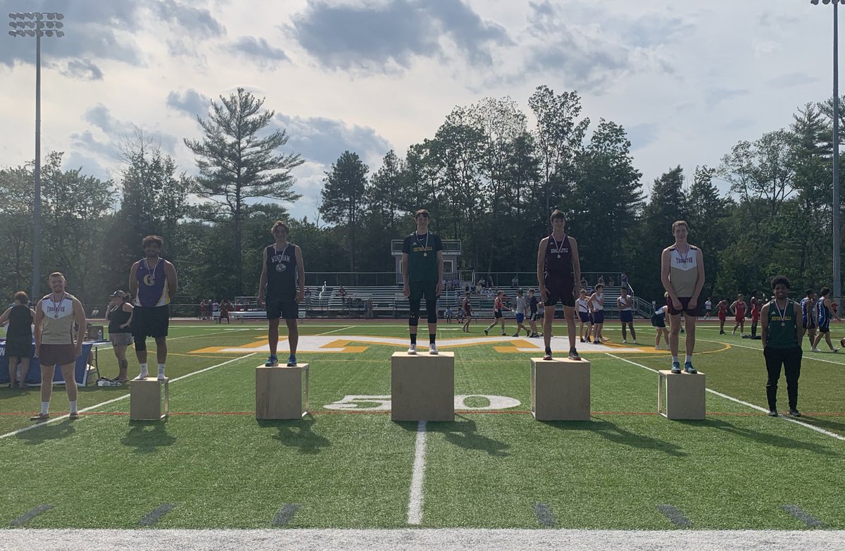 Oxfordhillsfb's tweet photo. Congratulations @AtticusSoehren, our QB, on winning the Class A Javelin State Championship with a throw of 185'6. Best throw in Maine, 3rd in New England, and 50th in the nation. https://t.co/7O9vu6pley
