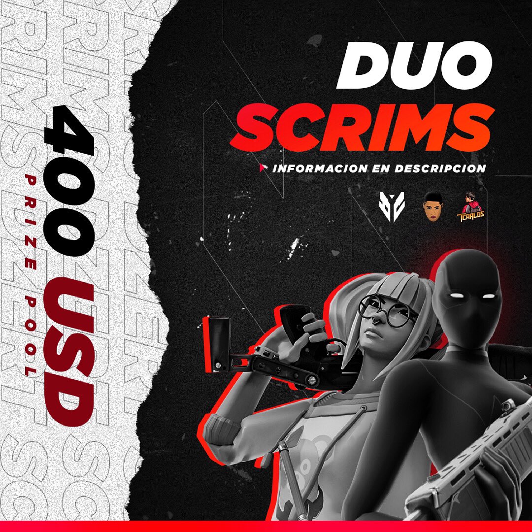 PattyIbarrolaa's tweet photo. ENTRADA GRATIS💵
DÚO ARENA SCRIMS 

REQUISITOS :
-DARLE ♥️ y 🔁
-SEGUIRME♥️

PREMIO: $400 dólares (Mandarme Evidencias) https://t.co/Zw06aQ6noG