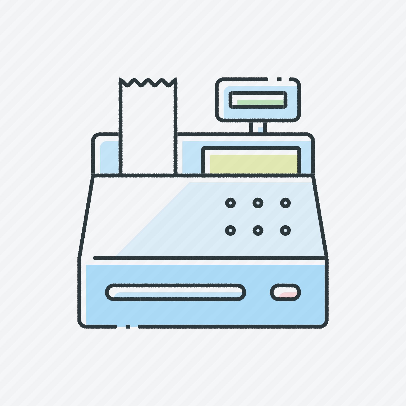 久保シンスケ Kubo Shinsuke Posレジのイラストを描きました Illustration イラスト イラストグラム Illustragram Businessillustration シンプルイラスト 線画 Icon Icondesign アイコン アイコンデザイン ビジネスイラスト T Co