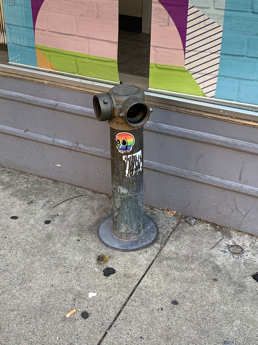 Firecodeguy's tweet photo. Spent the afternoon wandering around Frederick, MD. I couldn’t help it. I had to photograph the FDC with missing caps. Once a fire inspector, always a fire inspector, I guess. https://t.co/pRz03CvylY