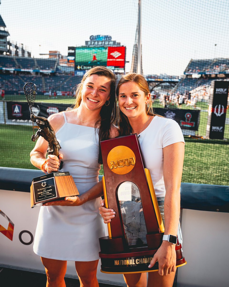 Two Tewaaraton winners. Two national champions 👏