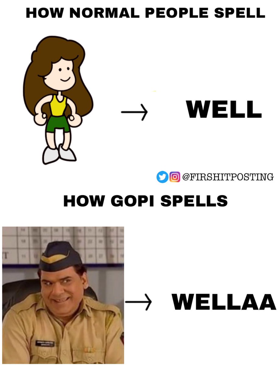 firmemesforlife's tweet photo. It's funny because it's true ๐๐
.
.
#firshitposting
#FIRshow
#memes
#gopibhalla https://t.co/AiP11zzlBC