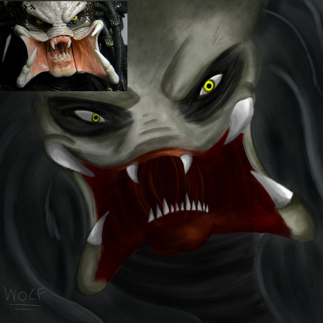 StalkerPredato2's tweet photo. first time drawing a Google image I liked the results xD
#yautja #yautjas #avp #alienvspredator #avp2 #predator #predators #predator2 #predator3 #predator4 #predator5 #Predator6? XD #alien #aliens #artwork #art #drawn #drawing #arts https://t.co/Eebh2Nsxjc