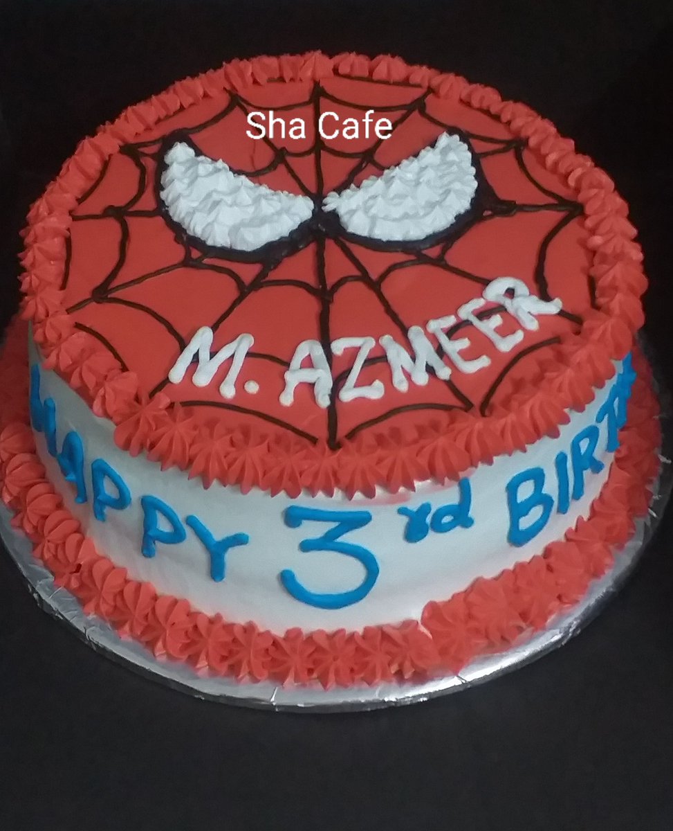 sha_jeee's tweet image. Today's order 🎂 الحمدللّٰه
Spiderman theme cake delivered
With secret ingredient of love ❤
Book your order now | #Your_Design | #Your_Flavour | #Your_Venue | #Our_Quality
Inbox now 📨 or WhatsApp at 03146618494
