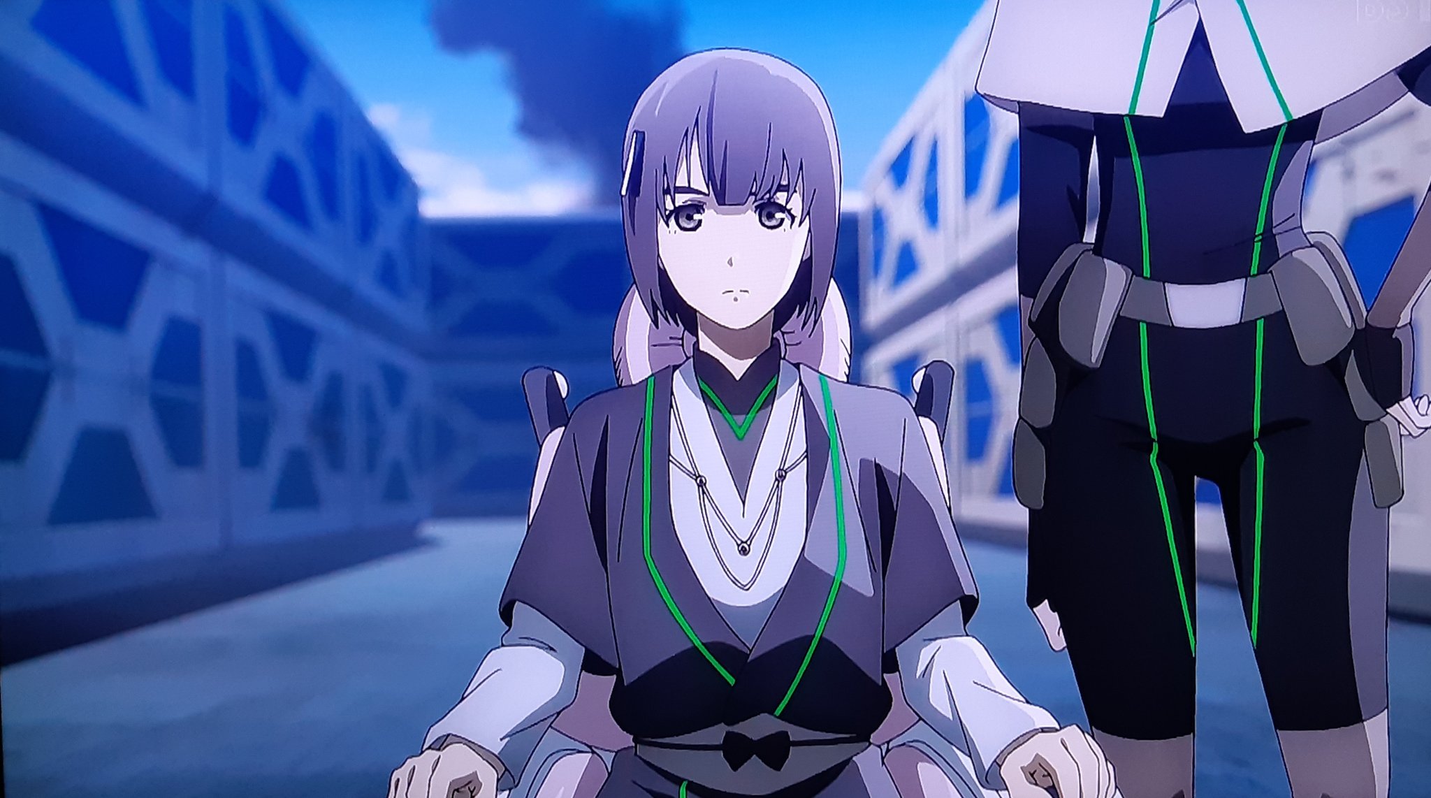 Twitter 上的 黒うさぎ Vivy Fluorite Eye S Song 11話に出てきたトァクのリーダー 垣谷ユイ 一目惚れかも てか 車椅子の女の子 推しキャラになる確率高いんですよね アニメの車椅子の女の子は強くて かっこいいキャラ多いです ヴィヴィ T Co Yzr7xka6ky