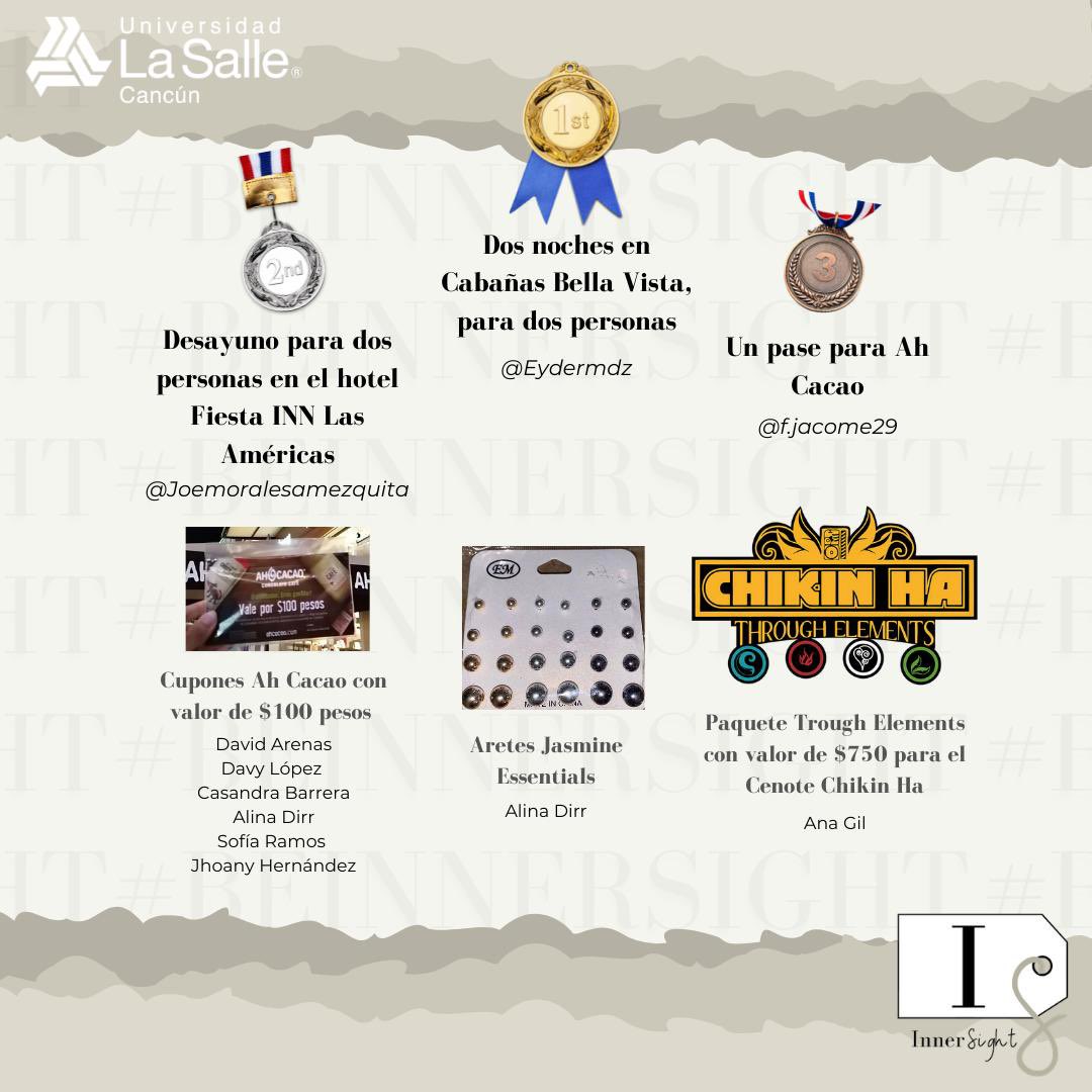 IRPLaSalle's tweet photo. ¡Gracias a todos por haber participado!
Esperamos que disfruten mucho los premios que nuestros increíbles patrocinadores trajeron para ustedes. Gracias por sumarse a esta aventura y recuerda… #BeInnerSight⚜️ https://t.co/2OOoDZz1F2
