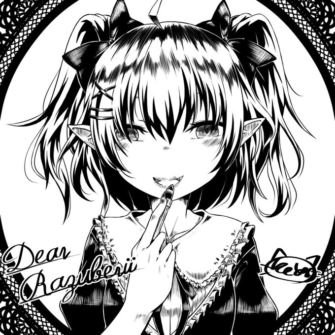 にゃぬき  skeb募集さんのコミッション「こんにちは。
3コマ漫画をお願いしたいと思います。
パネル1:梨花が黒い口紅を口に塗る。
パネル2:梨花が男性ペットの顔中にキスをしているところ。
...」 https://t.co/i55vAQ6d2H #Skeb #Commission @skeb_jpよりskeb納品しましたありがとうございましたー 