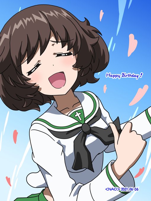 秋山優花里生誕祭のtwitterイラスト検索結果