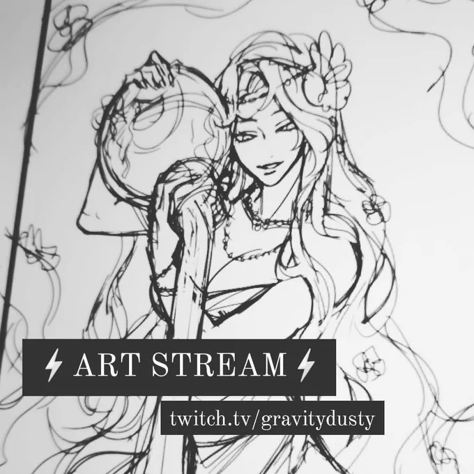 ⚡ART STREAM LIVE⚡

let's draw another merm girl yeah

https://t.co/tR16aQ3PB6 