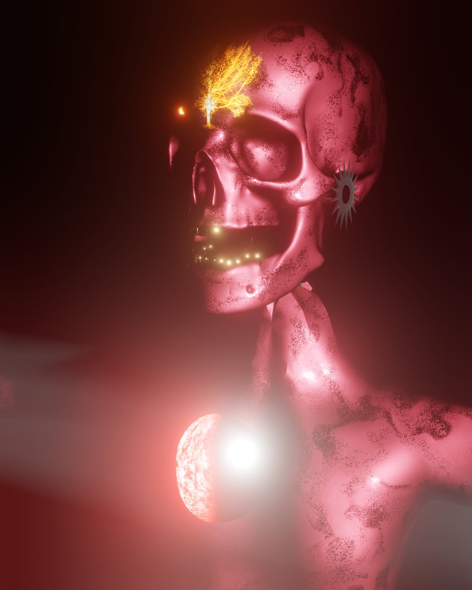 GreyDemon00's tweet photo. A project I’m working on  #3dart #Blender3d #skull #idontknowhowtotweet https://t.co/HLn2EO7Z4G