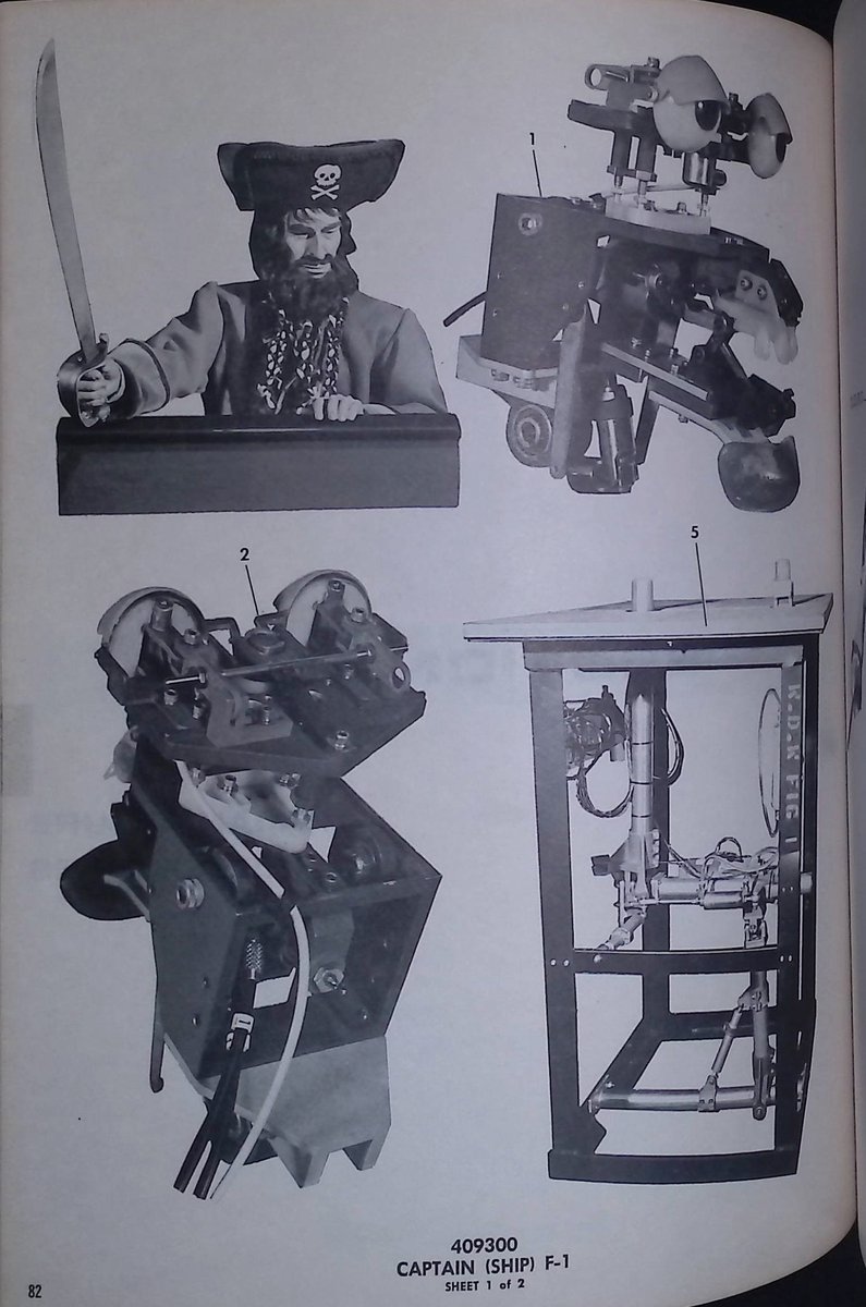TedOnTV's tweet image. Here, in all its glory, is every page of this 641-page WDW Pirates of The Caribbean maintenance manual from 1974.  disneydocs.net/pirates-manual