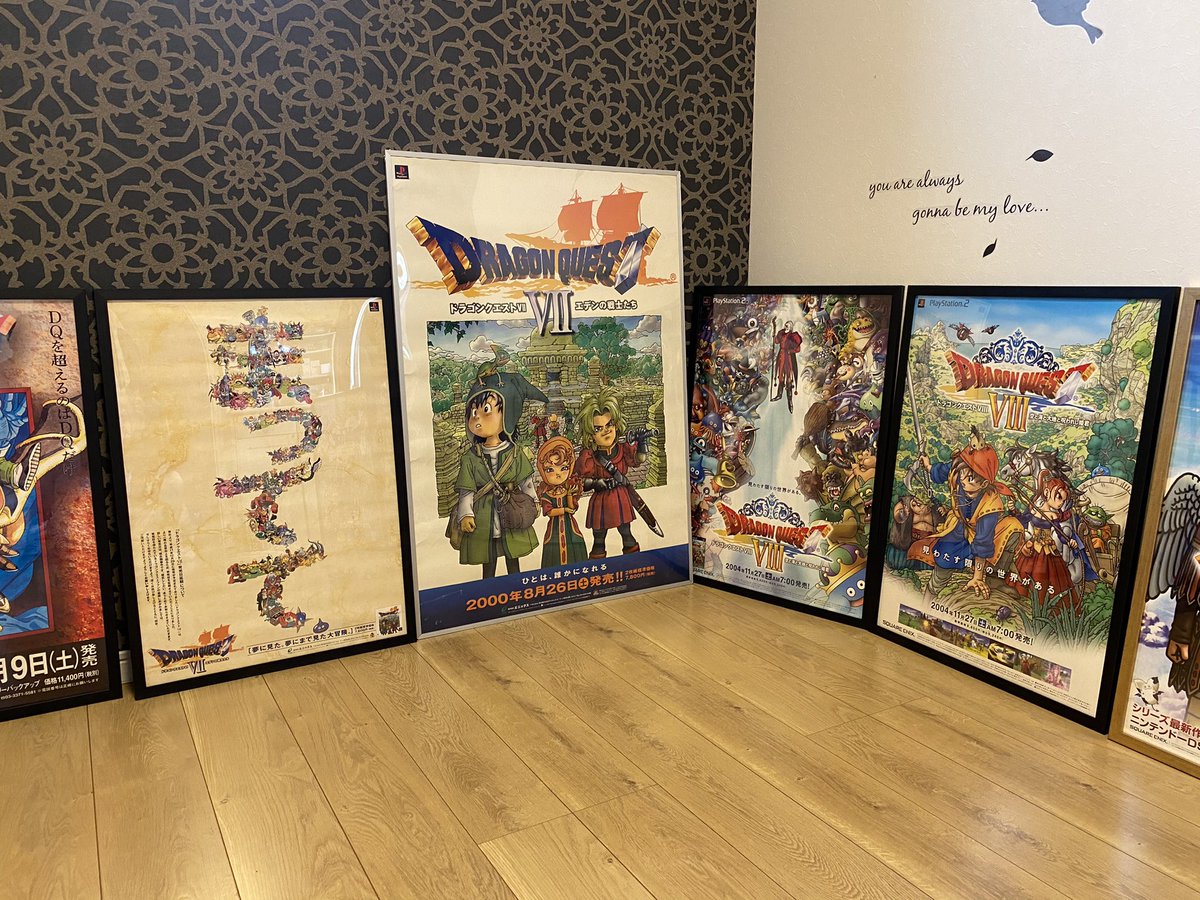 ren1117's tweet photo. ドラクエポスターを横に並べてみた‼️
壮観🐉
#ドラゴンクエスト
#ドラゴンクエストポスター
#レトロコンシューマー愛好会 https://t.co/4TgwyWWaI1