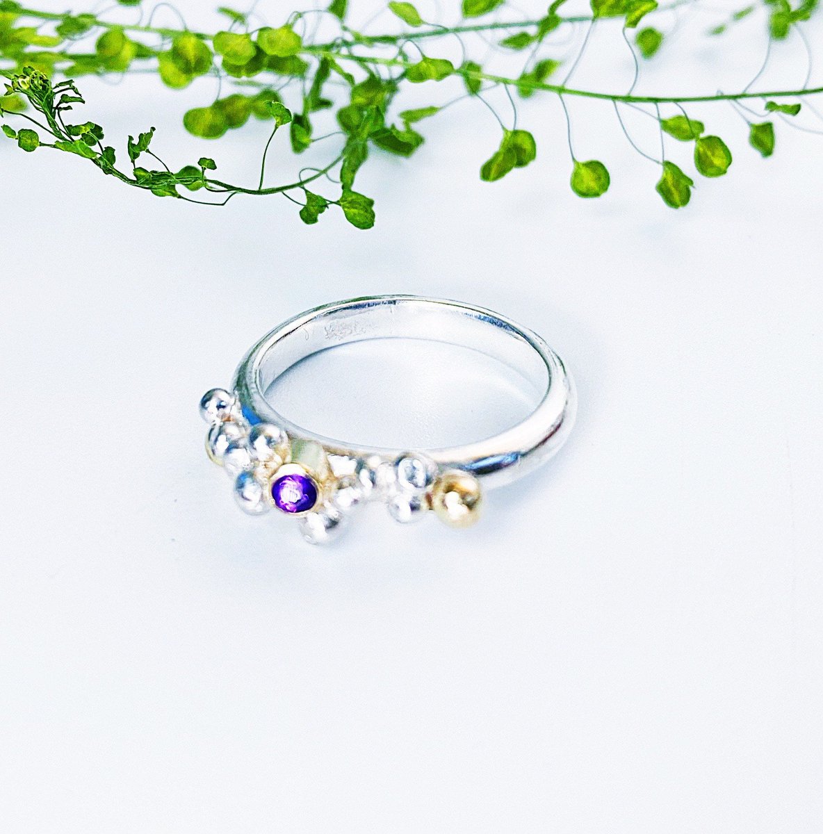 MaisyPlum2's tweet photo. Amethyst Granulation Ring Size M https://t.co/1RdiM5oB0m ##MHHSBD #EtsyUK #Inbizhour #UKGiftAM #HandmadeHour #GranulationRing https://t.co/DixcD3DNJh