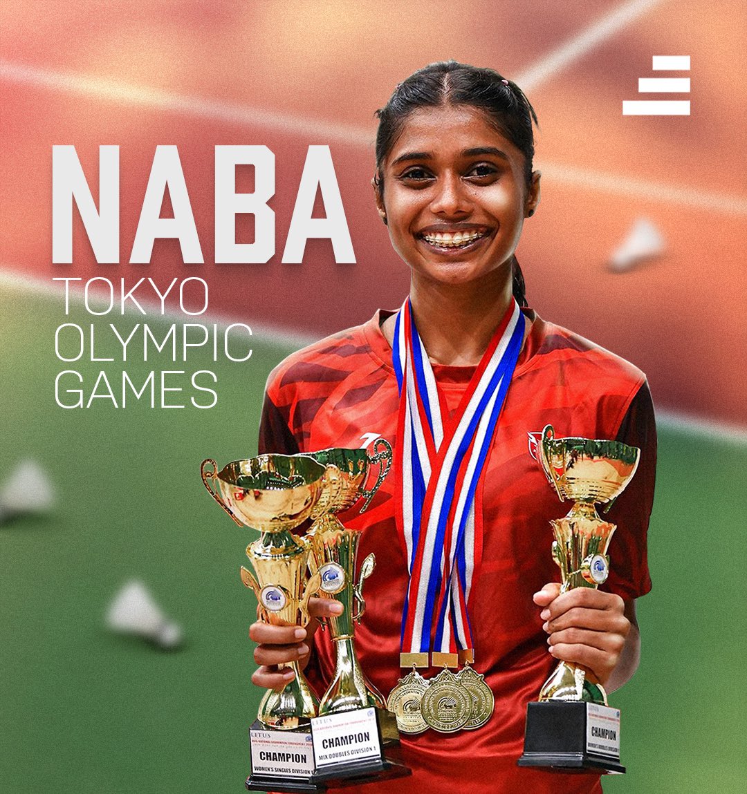 The Name Fathimath Nabaha Abdul Razzaq is witten in the history books!

Nabaha becomes the first ever woman Badminton player to represent Maldives in an Olympic competition. 

Congratulations Naba! show them what you got. Make us proud! 🇲🇻🏸

t.me/sidibarimv