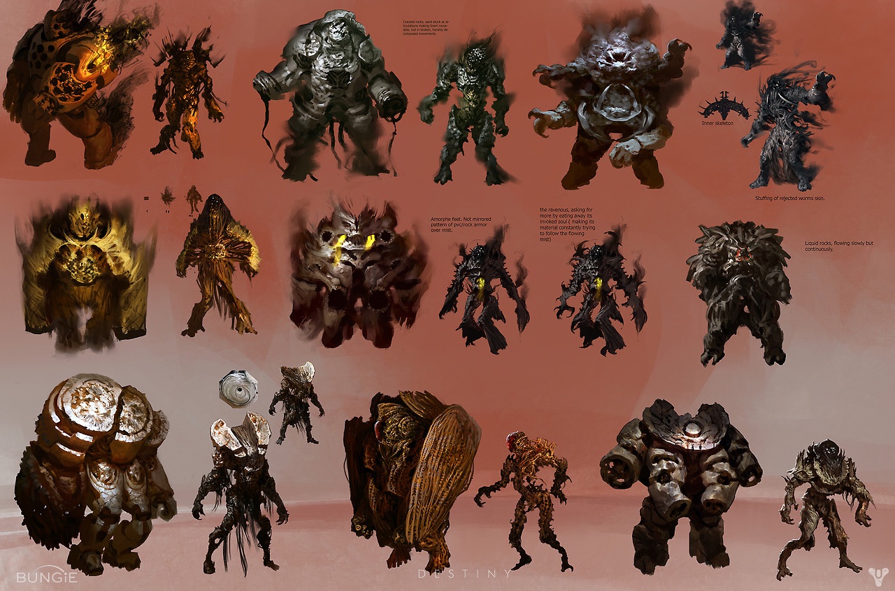 DestinyTracker 🔺 on Twitter: "Amazing Destiny 1 enemy concept art!!!  Artist: Daniel Chavez (https://t.co/EhdAlHtxNF) #Destiny2  https://t.co/8t6xPH3fgm" / Twitter