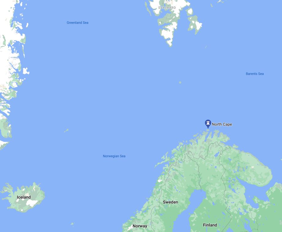 North Cape Norway Map Darren Naish On Twitter: "Remember: They Were North Of North Cape, Norway At The Time (Map From Google Maps). The Water Would Have Been Below 10 Deg C, Which Is Cold Enough North Cape Norway Map Darren Naish On Twitter: "Remember: They Were North Of North Cape, Norway At The Time (Map From Google Maps). The Water Would Have Been Below 10 Deg C, Which Is Cold Enough