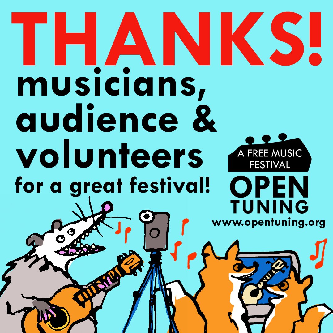opentuningfest's tweet photo. Thanks to all the musicians who shared their songs and sounds, the music lovers who tuned in, and the volunteers who made this virtual version of the Open Tuning Festival happen. It was a great day!
#opentuning21 https://t.co/KOKiCdrxUu