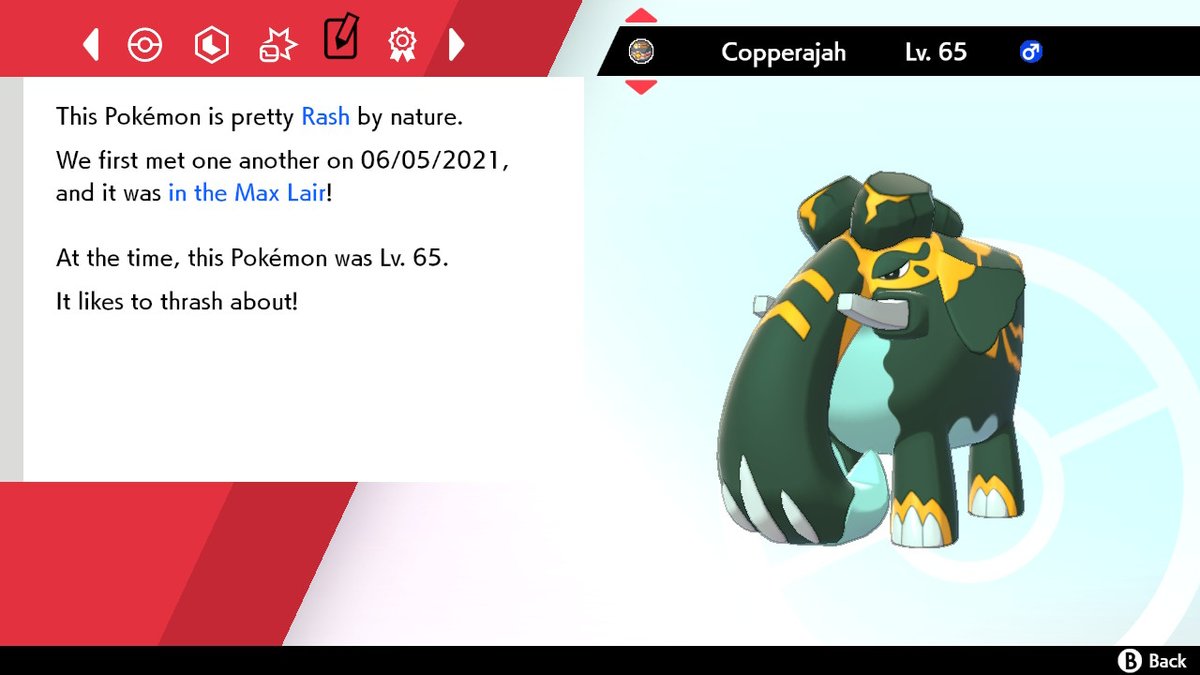 TheRi88ler's tweet photo. #Pokemon #PLAYPokemon #ShinyPokemon #PokemonHOME #ShinyLivingDex #MaxLair #PokemonSwordShield #NintendoSwitch https://t.co/zJi6rR3wRw