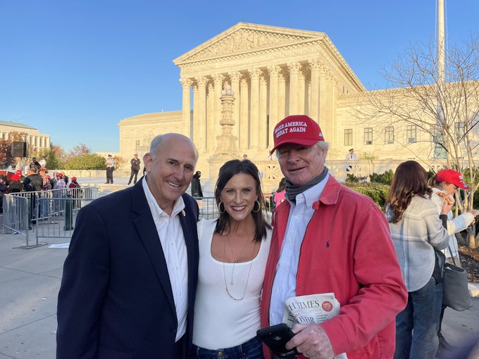 Eddie Nabors poses with daughter Laura Nabors and Louie Gohmert