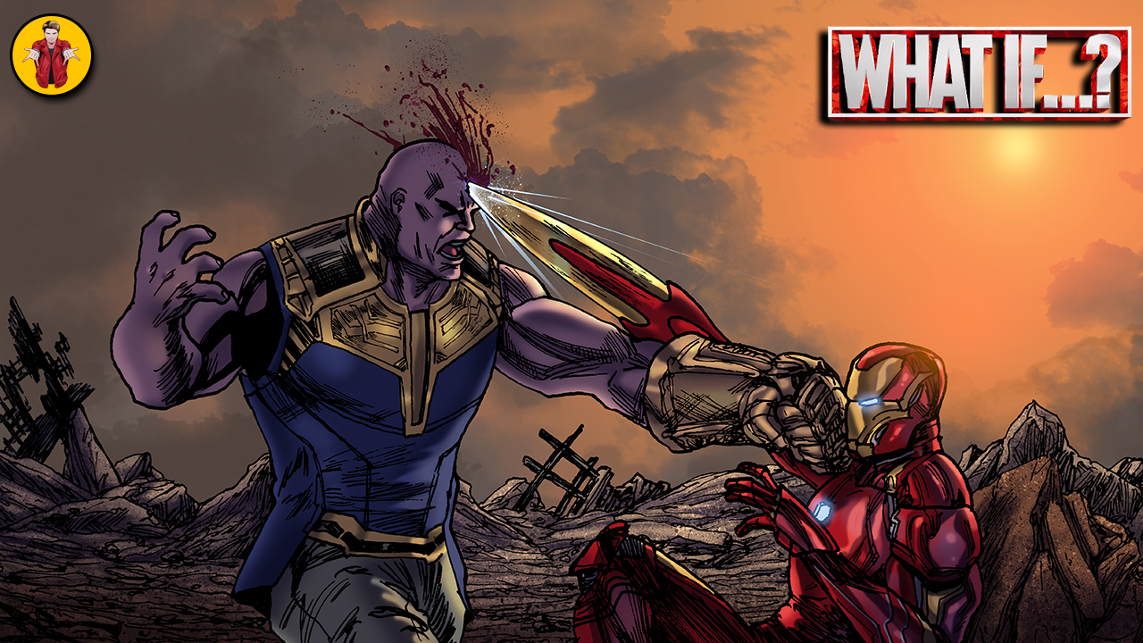 thanos vs iron man