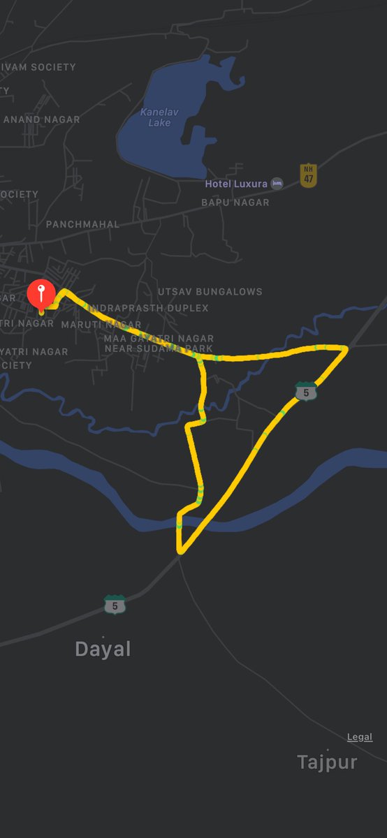 Waghmar's tweet image. I walked outdoors for 7.70KM with the Workout app on my #AppleWatch.