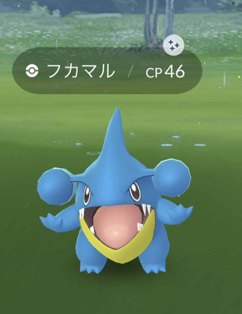 تويتر ポケモンgo日記 専用アカ على تويتر フカマルちゃん 色違い 2タップ目でゲット だからでやすくしてくれたのかなー 雨に気をつけてコミュニティデイ楽しもう ポケモンgo フカマル T Co A3n2dry7ol