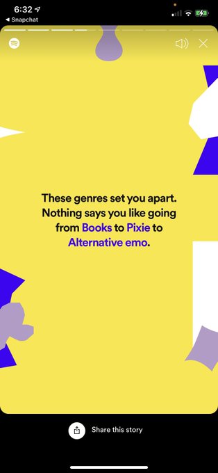 Thanks Spotify https://t.co/iVsFCzESVD<a href="/tag/apclips"class="tags"><span>#apclips</span></a><a href="/tag/aplove"class="tags"><span>#aplove</span></a>