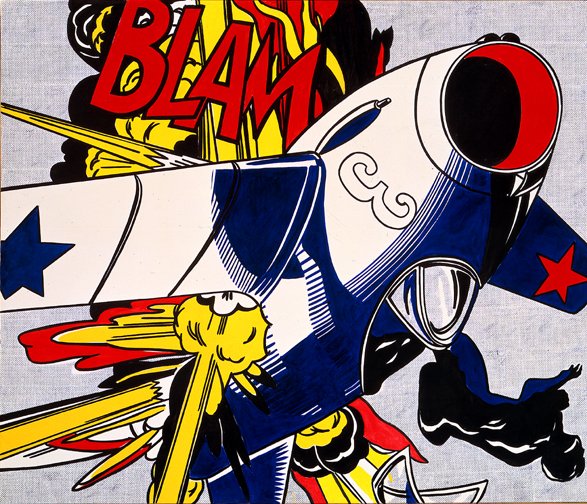 artlichtenstein's tweet image. Blam, 1962 wikiart.org/en/roy-lichten… #popart #roylichtenstein
