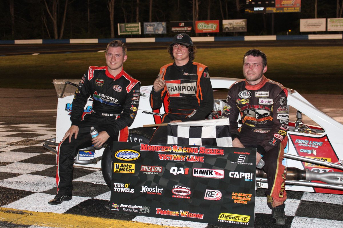 RacingAmerica's tweet image. .@Perryracing21 kicked off the @ModRacingSeries season with his first career Tour-type Modified win Saturday night at @monadnockspeed.

A full broadcast replay will be available Sunday on Speed51.TV.