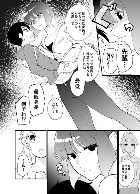 高身長後輩と低身長の先輩が私服デートする話(3/3)#エアコミティア136 #エアコミティア #高身長後輩と低身長先輩が恋愛に発展するまで 