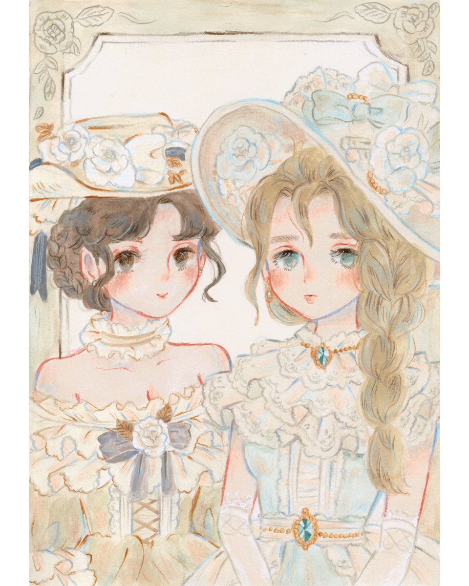 ⚜️Antique Ball Gown

#イラスト #イラストレーターさんと繋がりたい #お絵描き好きな人と繋がりたい #patreoncreator