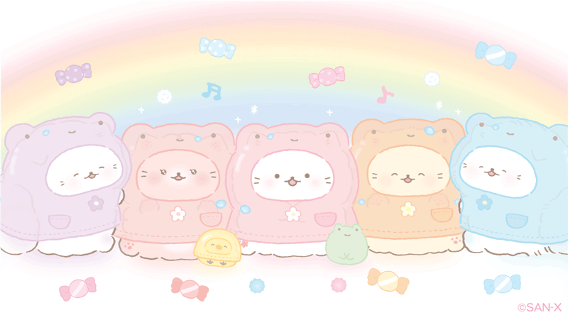 「にじいろのケロちゃん
レインコートでわくわく🐸🌈✨
#かえるの日 」|ふんわりねころん【公式】のイラスト