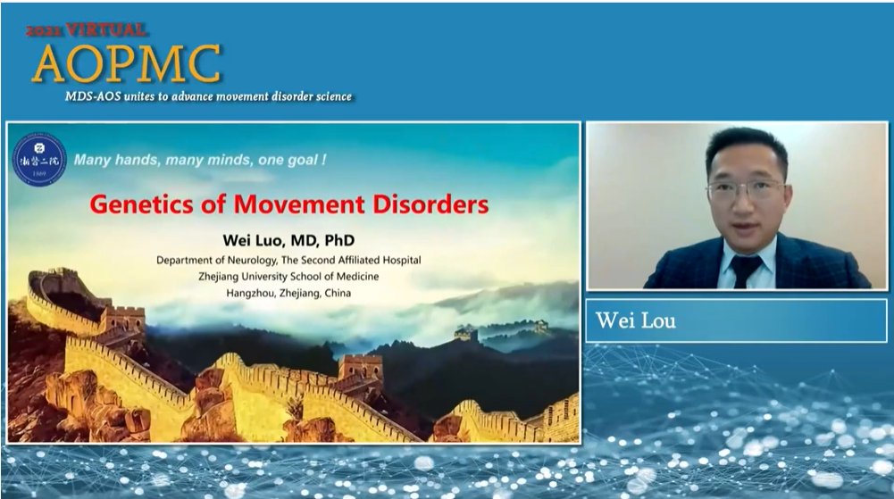 Excellent presentation on Genetics in Movement Disorders by Prof. Wei Lou #AOPMC @movedisorder 
- Spectrum of NOTCH2NLC-related repeat expansion disorders: NIID-P, NIID-D, NIID-M, ET?, mimics FXTAS
- Episodic encephalopathy, Autonomic dysfunction
- MR: cockscomb pattern at C-M jt