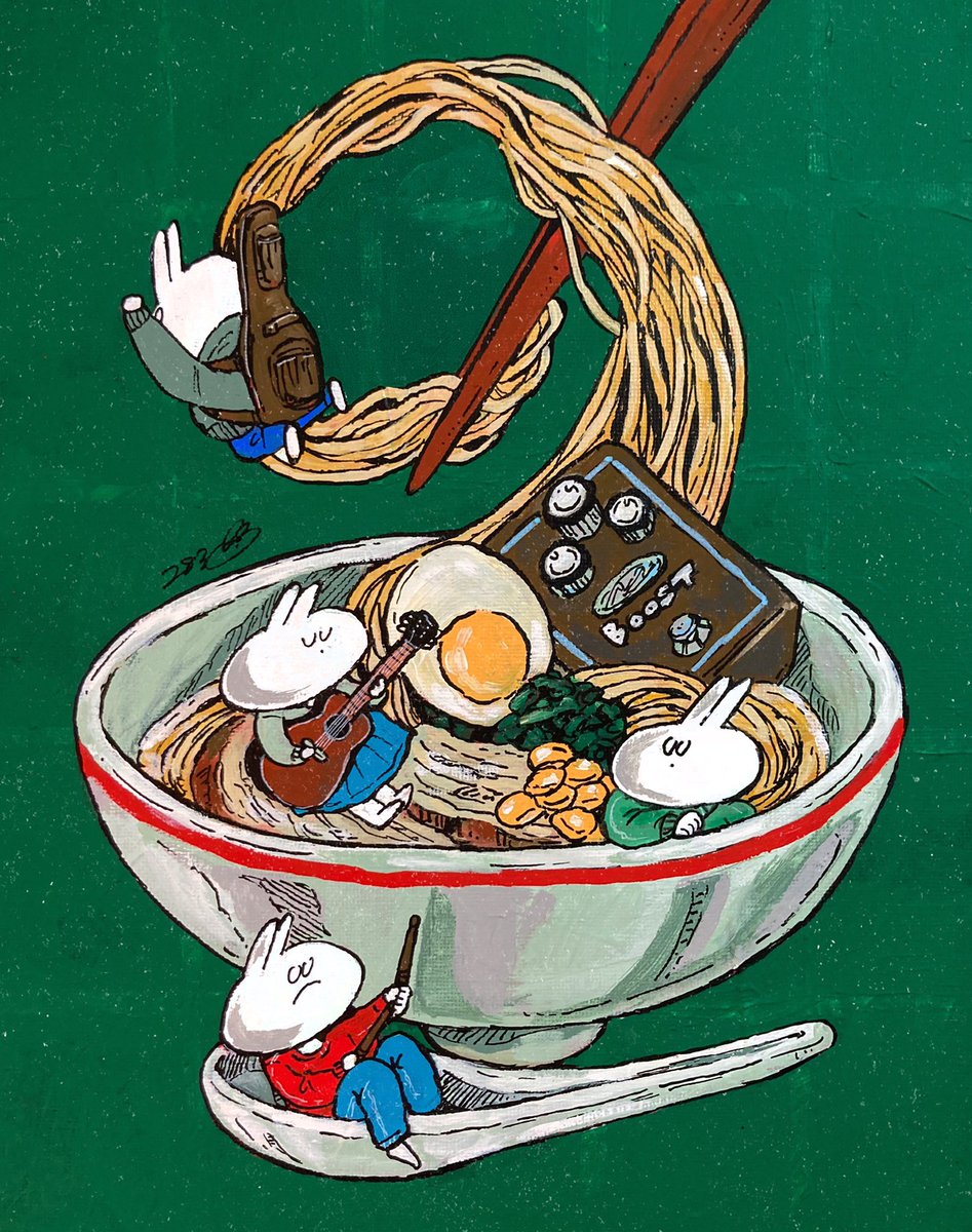 バンドマンはラーメンがお好き ヨシサコツバサのイラスト