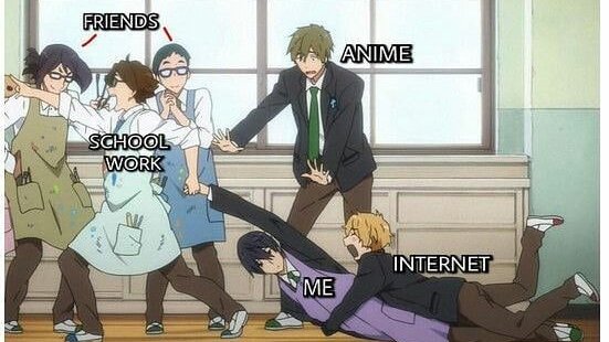 Twitter 上的Funny Anime Memes：