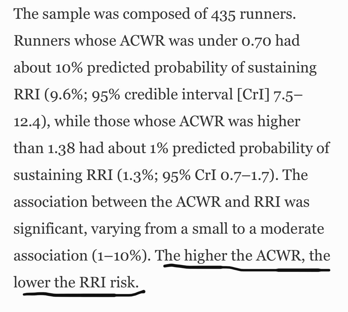 francoimpell's tweet image. This may change the way we design training! Progression isn’t a constraint anymore! And let’s ban recovery weeks. Let’s see how this will be interpreted and used in practice by the ACWR supporters (or if ignored as previous similar findings) link.springer.com/article/10.100…