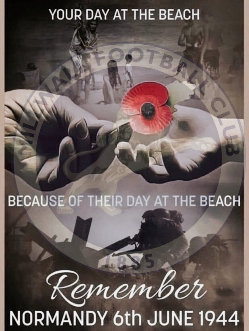 We Will Never Forget.
#DDay77thAnniversary #NeverForget #DDay77 #MillwallFansNeverForgets #Normandy #DDayLanding