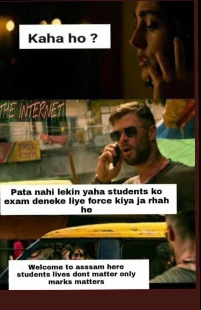 DasSaptaraj's tweet photo. We want cancellation of exam
#CancelAssamBoardExams 
@ranojpegu @himantabiswa @AdvMamtaSharma @TheAnuragTyagi @sajin_aktar https://t.co/TdFOpiWY41